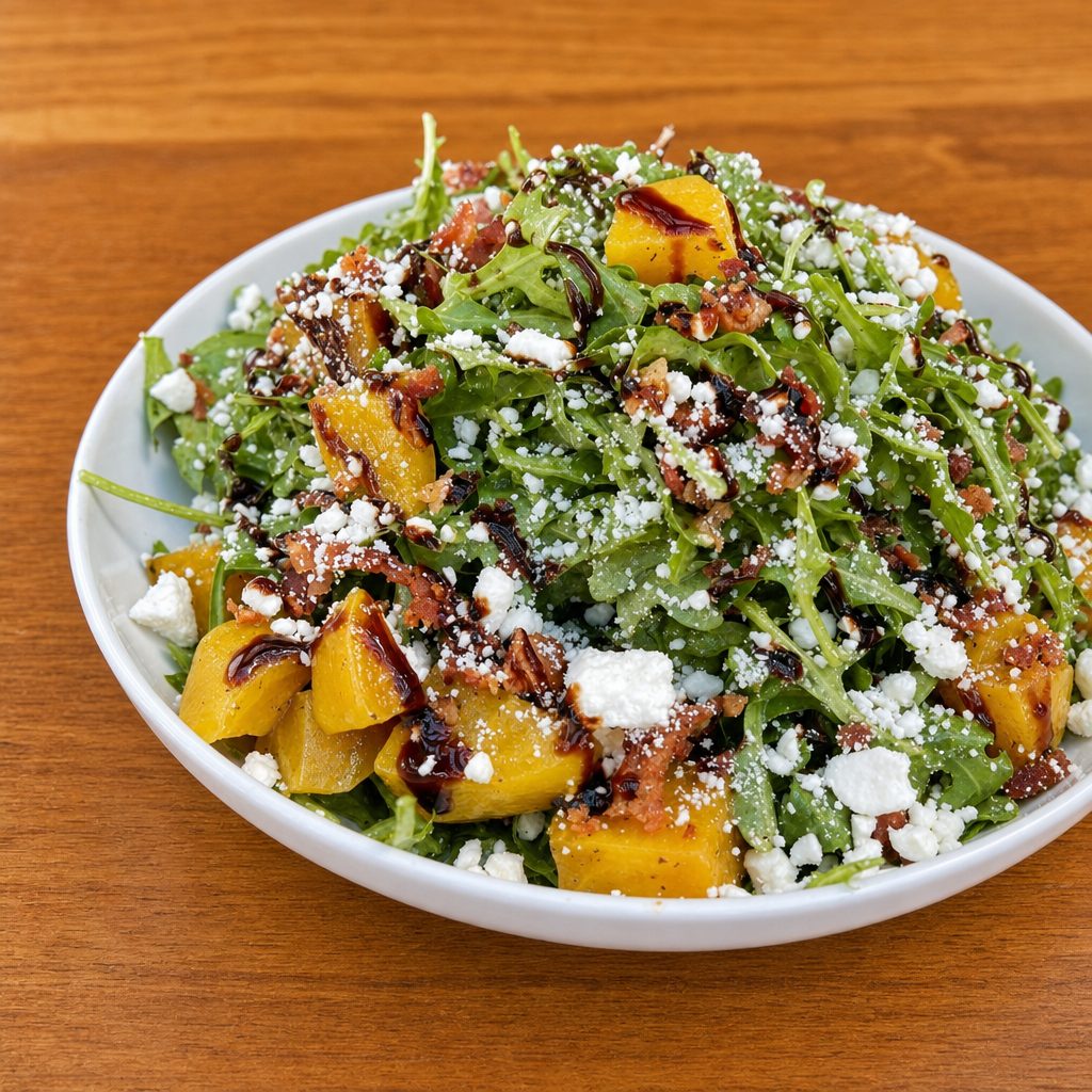 Golden Beets and Arugula Salad.