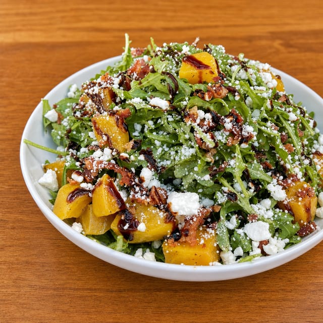 Golden Beets and Arugula Salad.