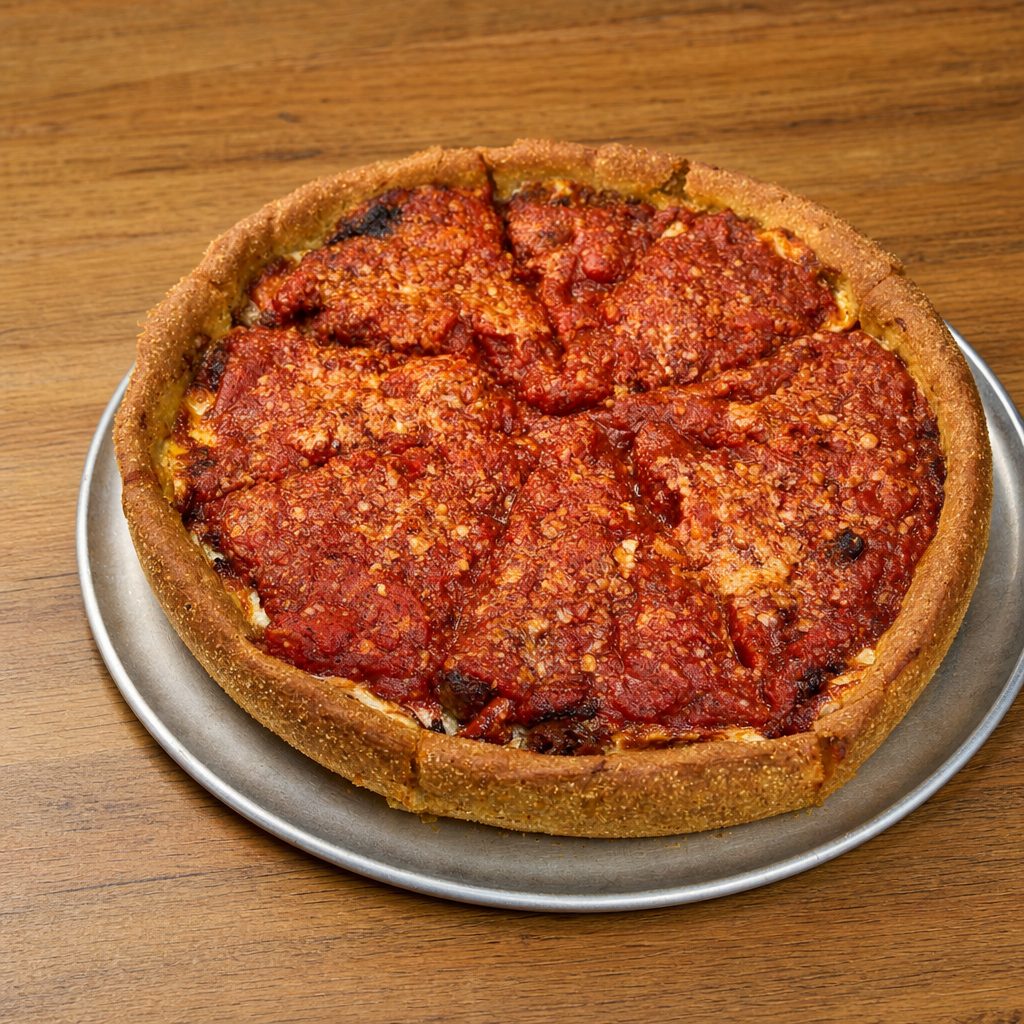 Personal Deep Dish "Veggie Pesto".
