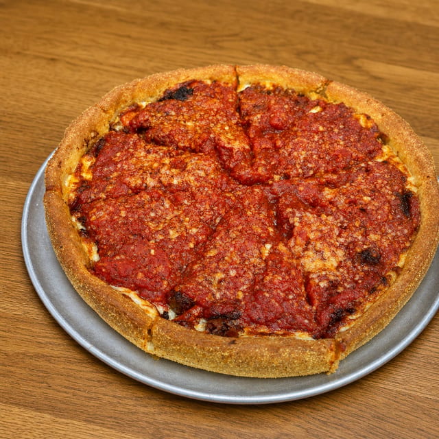 Personal Deep Dish "All Sauced Up".