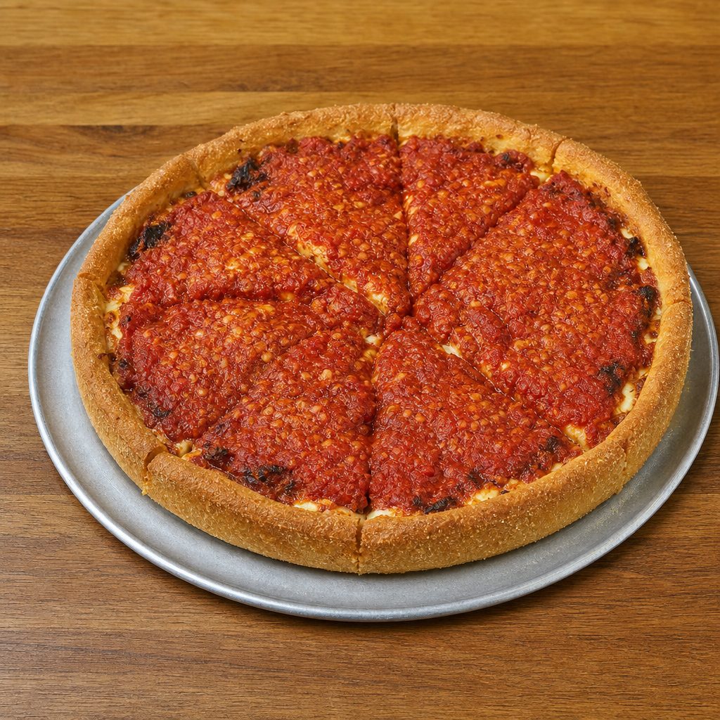 Small Deep Dish "Margherita".