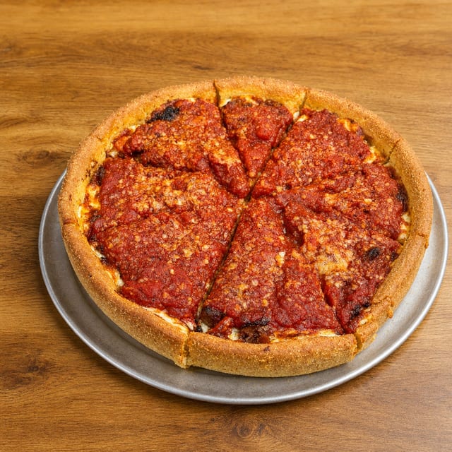 Large Deep Dish "All Sauced Up".