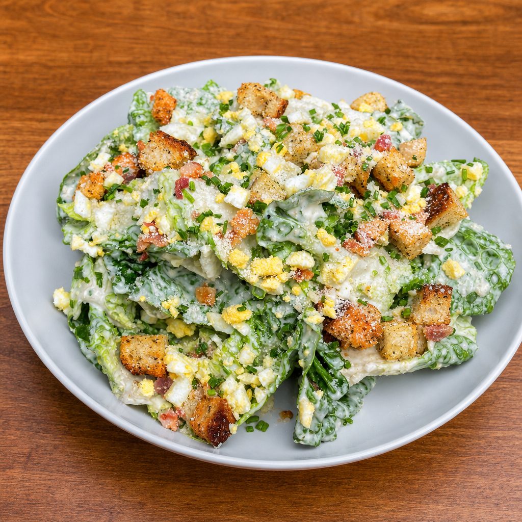 Fancy Caesar Salad.