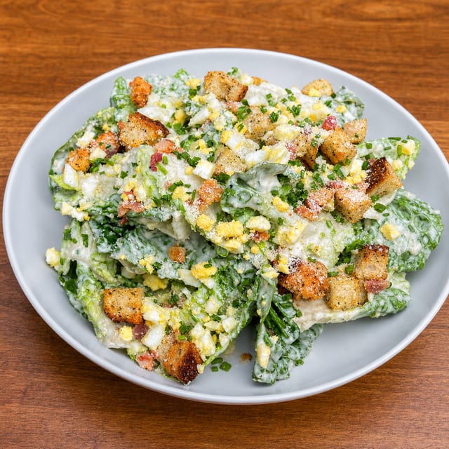 Fancy Caesar Salad.