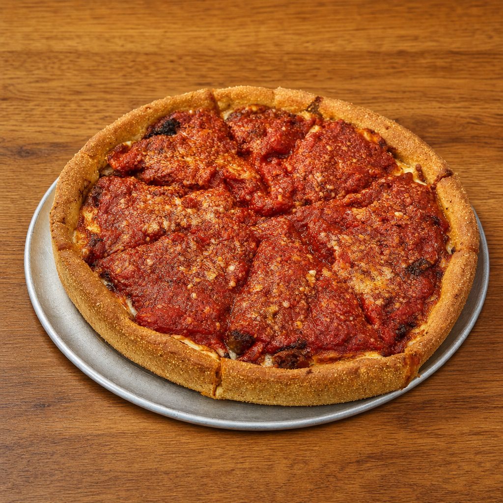 Small Deep Dish "All Sauced Up".