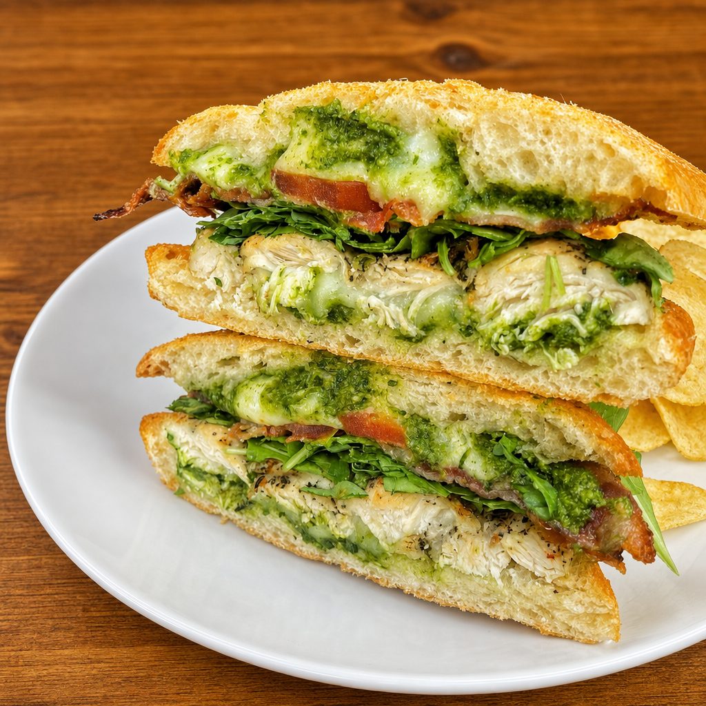 Chicken Club Sandwich.