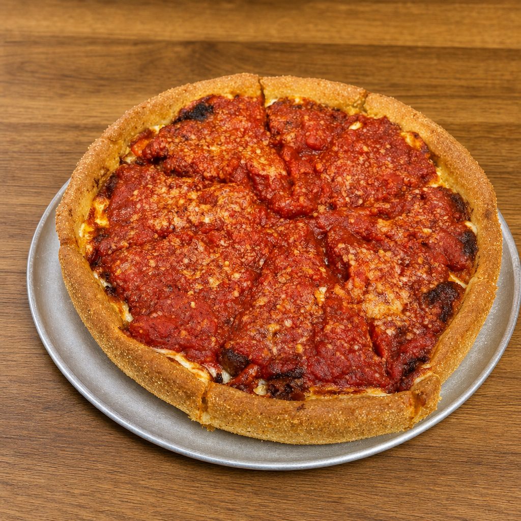 Personal Deep Dish "Margherita".