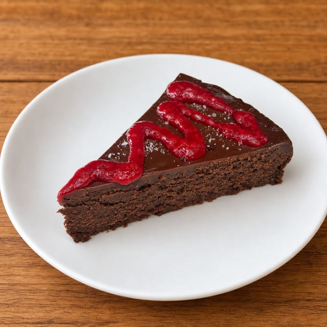 Flourless Chocolate Cake.