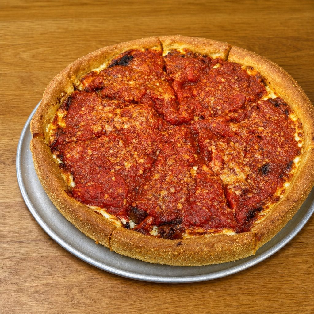 Large Deep Dish "Happy Cow".