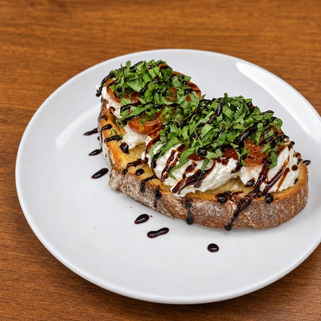 Burrata Bruschetta.