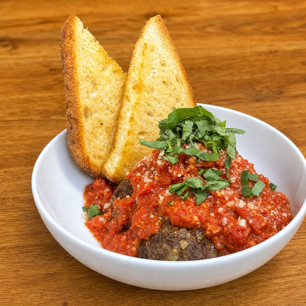 Housemade Meatballs.