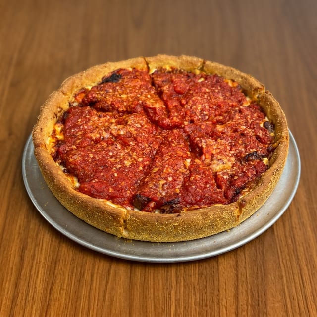 Personal Deep Dish "Where’s the Meat".