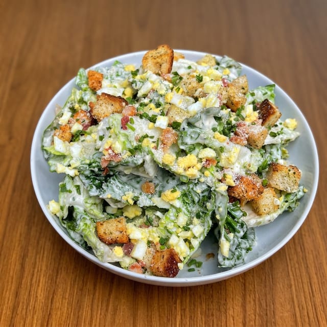 Fancy Caesar Salad.