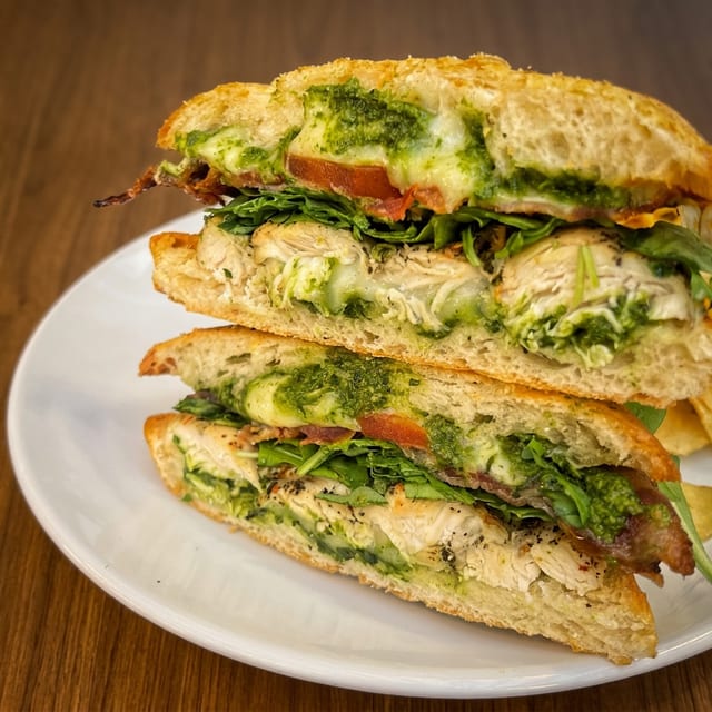 Chicken Club Sandwich.