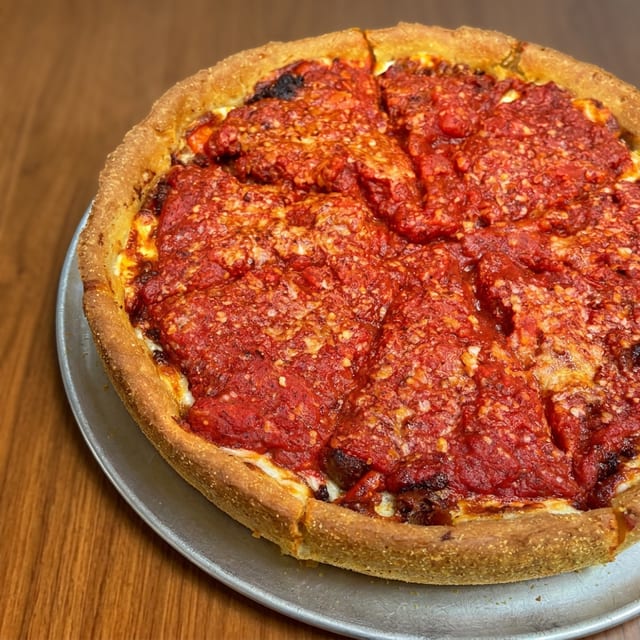 Personal Deep Dish "Margherita".