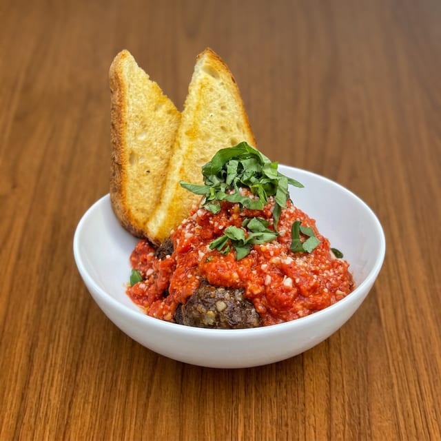 Housemade Meatballs.